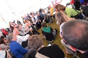 Rencontre d'initiative au parc Jarry, le 13 août.